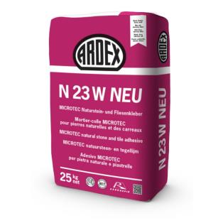 Ardex N 23 W tegellijm 25 kg wit tbv natuursteen
