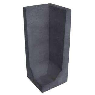 Hoek L-element 100x40x40 cm Antraciet