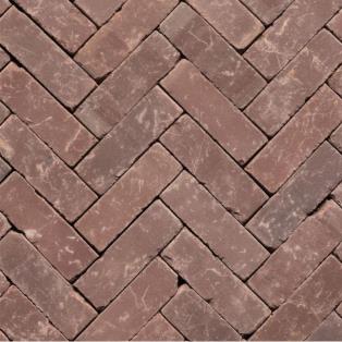 Auxo getrommeld UDF60 bruin rood bezand