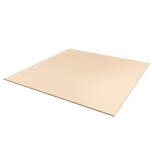 MEG 414 Unie 6mm 305x130 cm 2-zijdig decor zandbruin