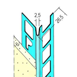 Hoekbeschermer 1084 2700 mm vzs pd 6 mm