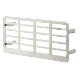 Ubbink rvs voorzetrooster wf tbv vloerventilatiekoker(nieuw mod)