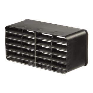 Ubbink Vloervent muurrooster wf zwart los (nieuw model)