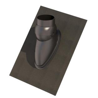 Ubbink universele dakdoorvoerpan HD 15-55 500x600 Ubifl+schaal131(T)