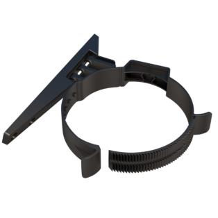 Ubbink Dakbeschotbeugel PP 100-131 zwart
