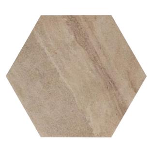 Staptegel Hexagons ?60x52x2 cm Cappuccino