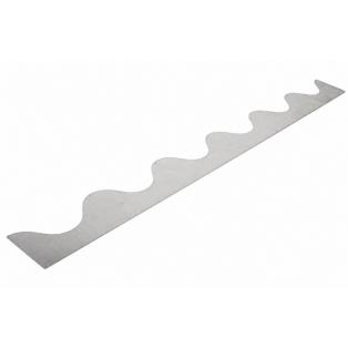 Alu vogelschroot 1060 mm tbv golfplaten profiel type F-30