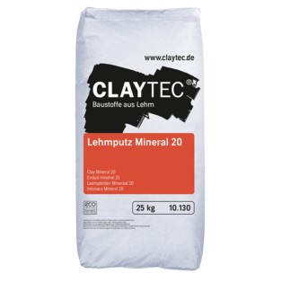 Claytec leempleister mineraal 20 kg