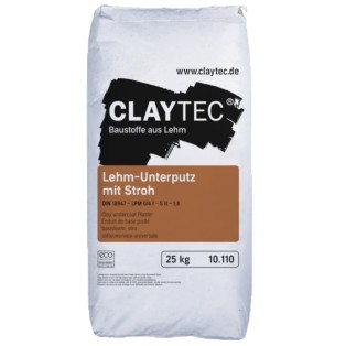Claytec leem onderpleister grof 25 kg