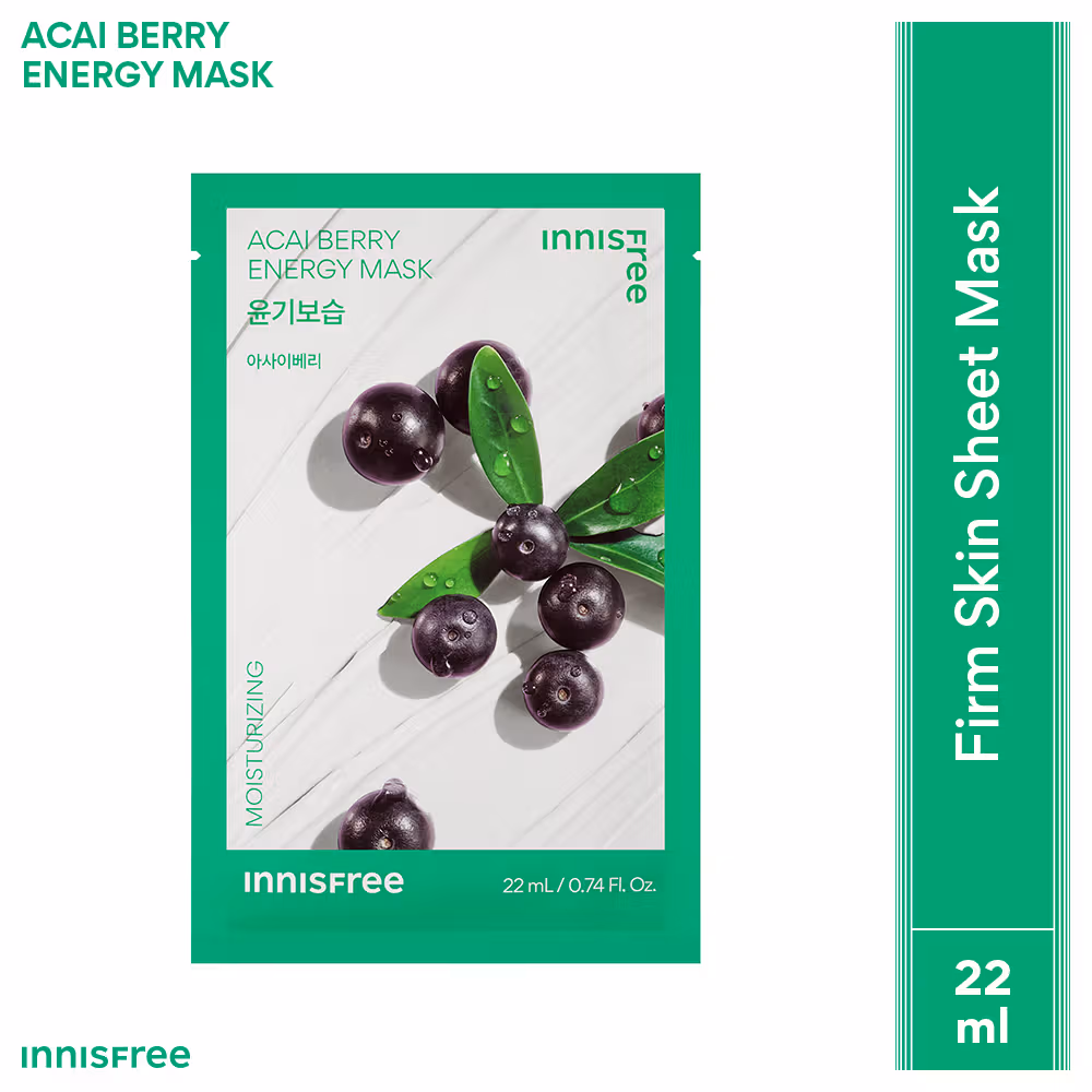INNISFREE Energy Sheet Mask - Acai Berry