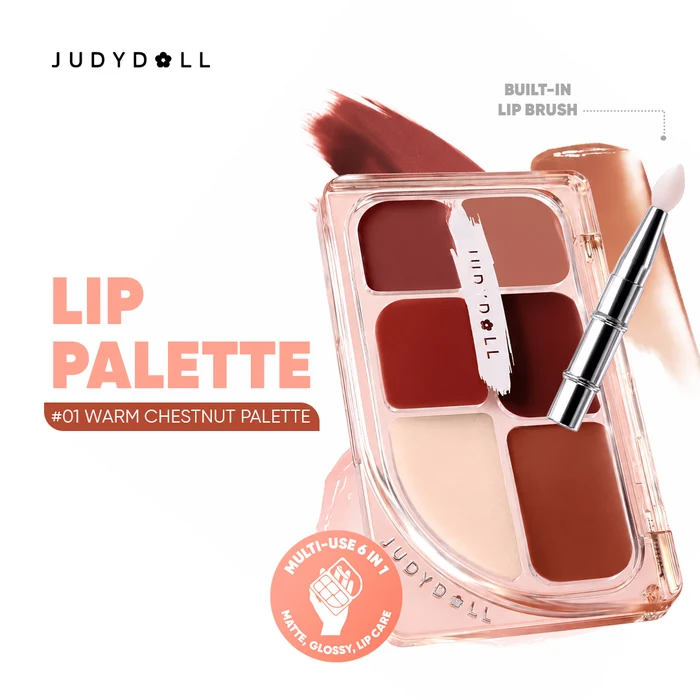 6-Color Multi-Use Lip Palette