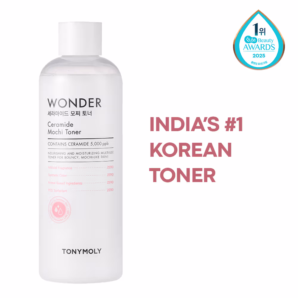 TONYMOLY Korean Wonder Ceramide Mochi Toner-Hydrates, Softens, Nourishes Dry & Combination Skin