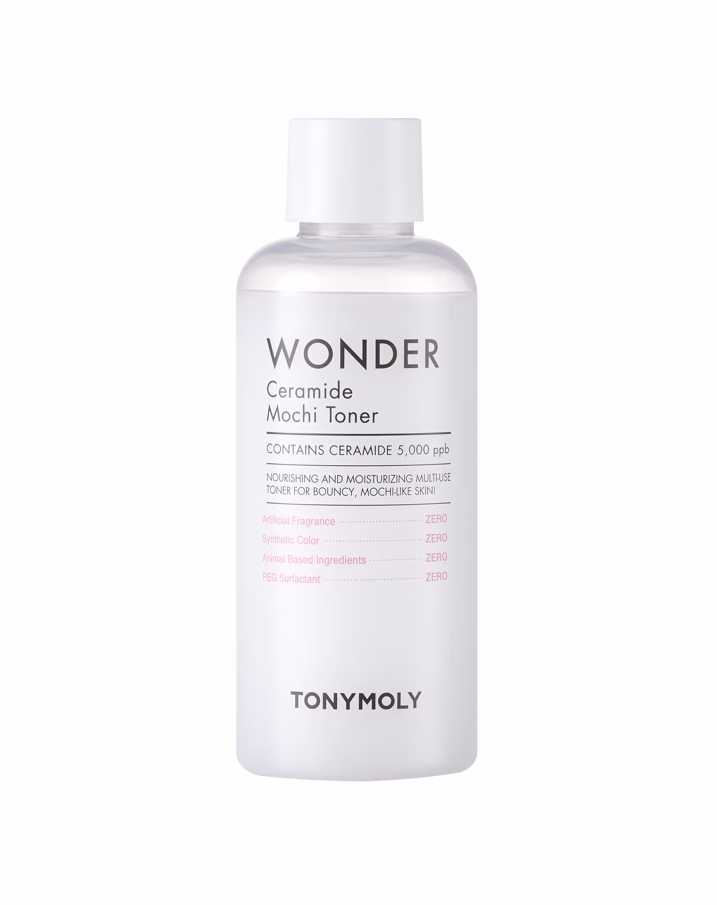 TONYMOLY Korean Wonder Ceramide Mochi Toner-Hydrates, Softens, Nourishes Dry & Combination Skin (100ml)