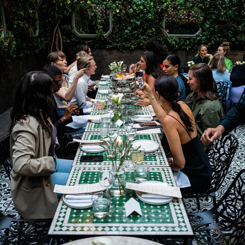 The Secret Garden dining space