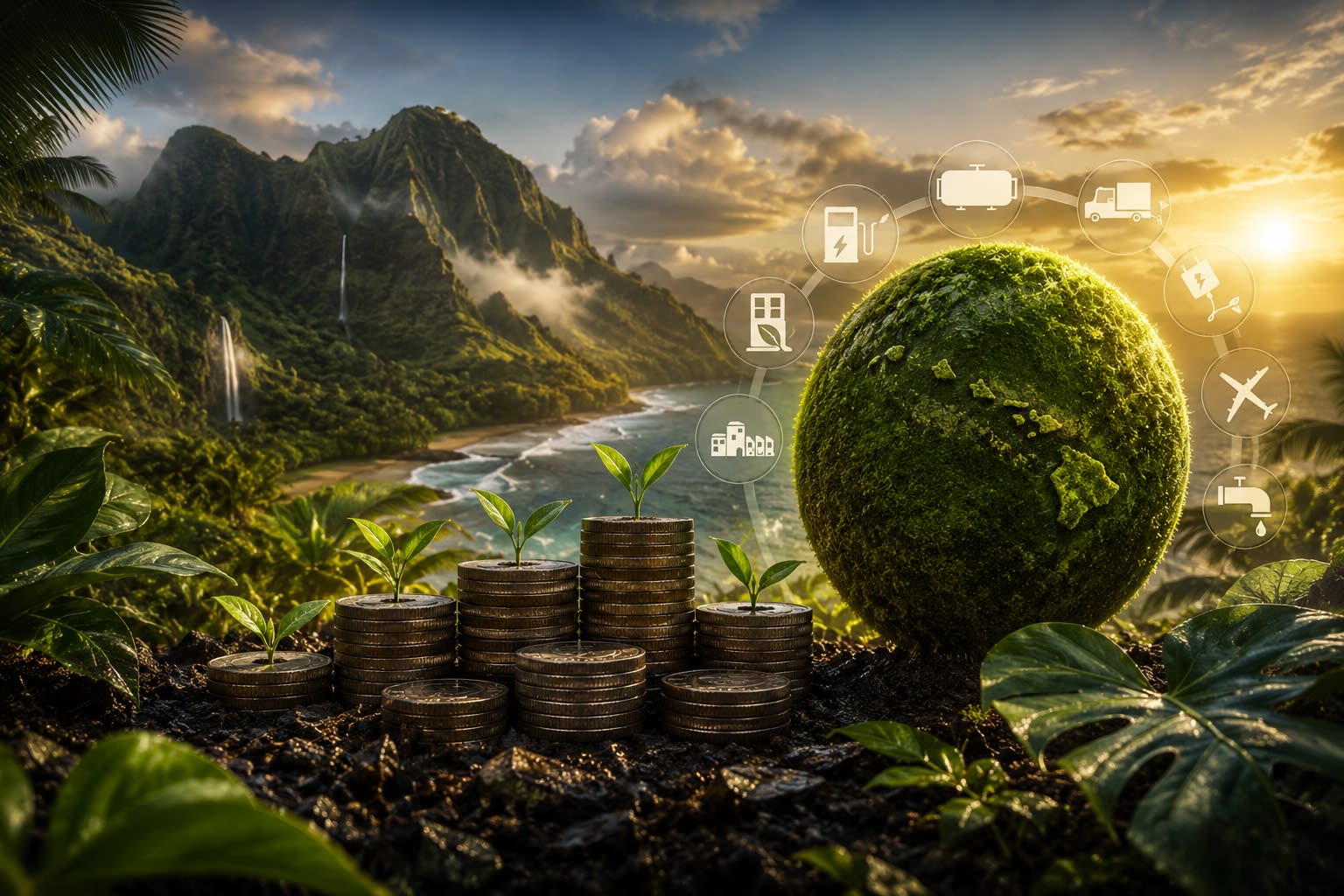A Hawaiian landscape