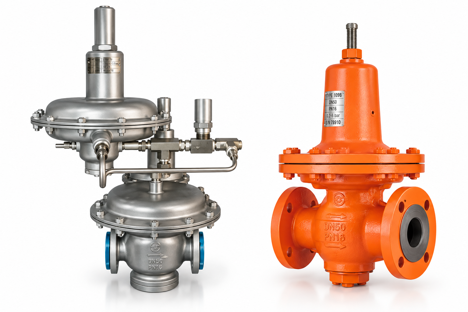 Self-Actuated Pressure Regulating Valves