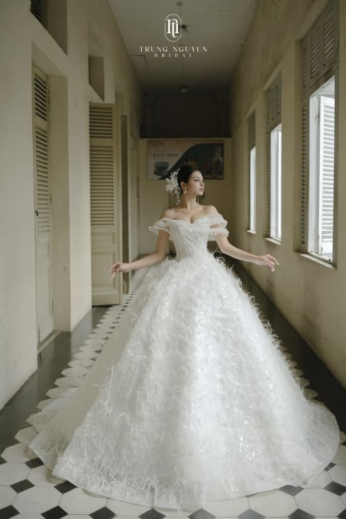 Mẫu váy cưới dòng Diamond số 13 — Trung Nguyễn Bridal