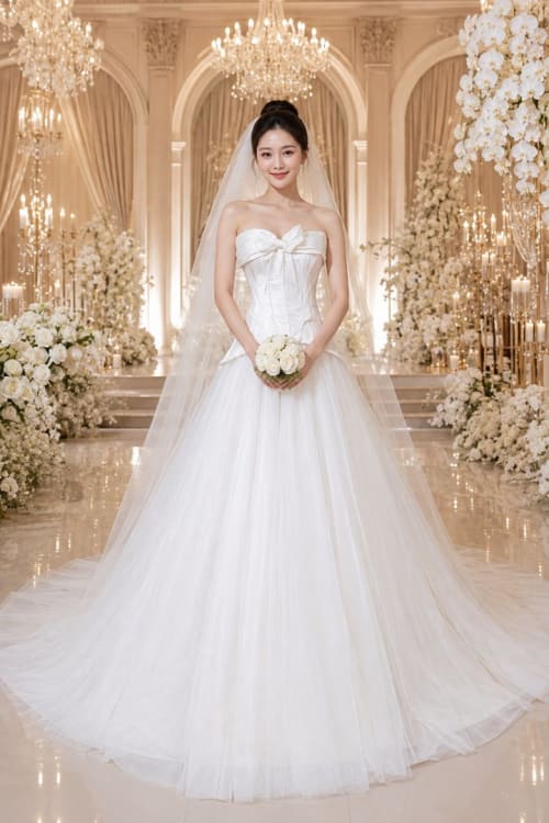 Mẫu váy cưới dòng Diamond số 28 — Trung Nguyễn Bridal