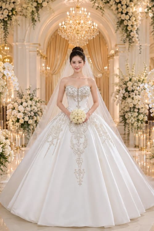 Mẫu váy cưới dòng Diamond số 30 — Trung Nguyễn Bridal