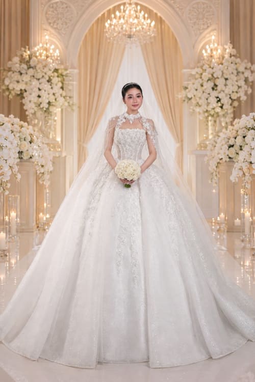 Mẫu váy cưới dòng Diamond số 32 — Trung Nguyễn Bridal