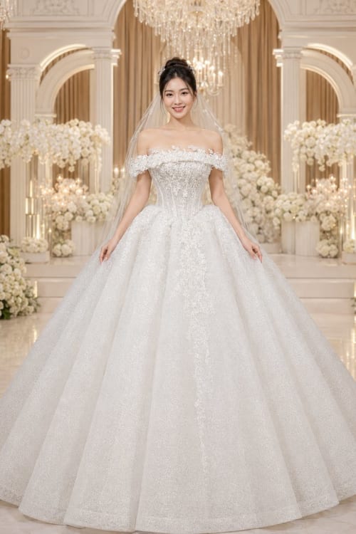 Mẫu váy cưới dòng Diamond số 39 — Trung Nguyễn Bridal
