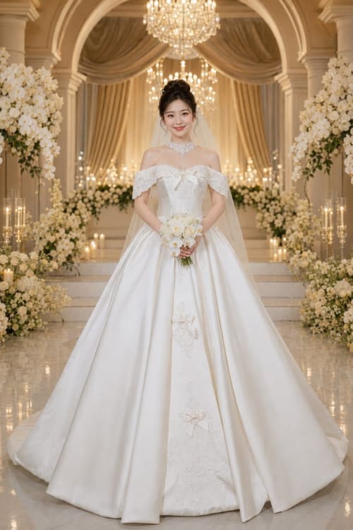 Mẫu váy cưới dòng Diamond số 42 — Trung Nguyễn Bridal