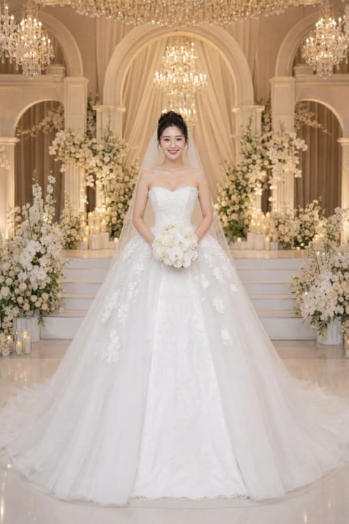 Mẫu váy cưới dòng Diamond số 43 — Trung Nguyễn Bridal