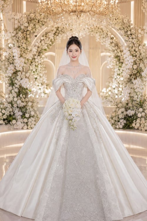 Mẫu váy cưới dòng Diamond số 50 — Trung Nguyễn Bridal