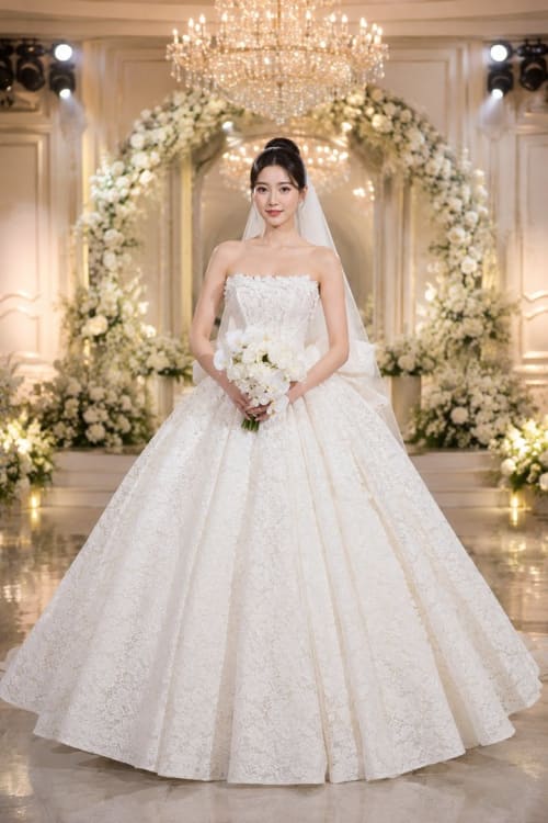 Mẫu váy cưới dòng Diamond số 51 — Trung Nguyễn Bridal