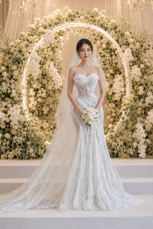 Mẫu váy cưới dòng Gold số 32 — Trung Nguyễn Bridal