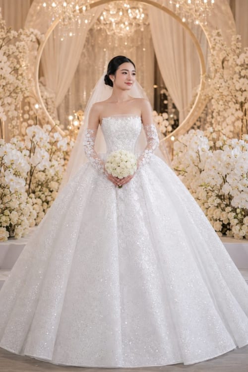 Mẫu váy cưới dòng Gold số 33 — Trung Nguyễn Bridal