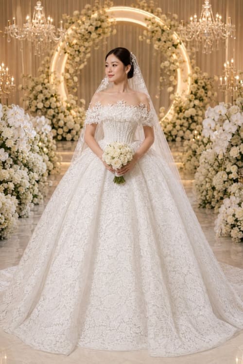 Mẫu váy cưới dòng Gold số 36 — Trung Nguyễn Bridal
