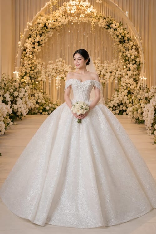 Mẫu váy cưới dòng Gold số 51 — Trung Nguyễn Bridal