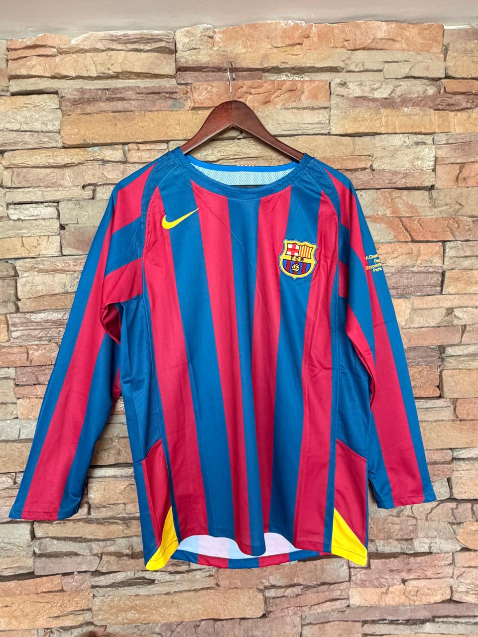 Barcelona 2006 Ronaldinho
Manga Larga y Manga Corta