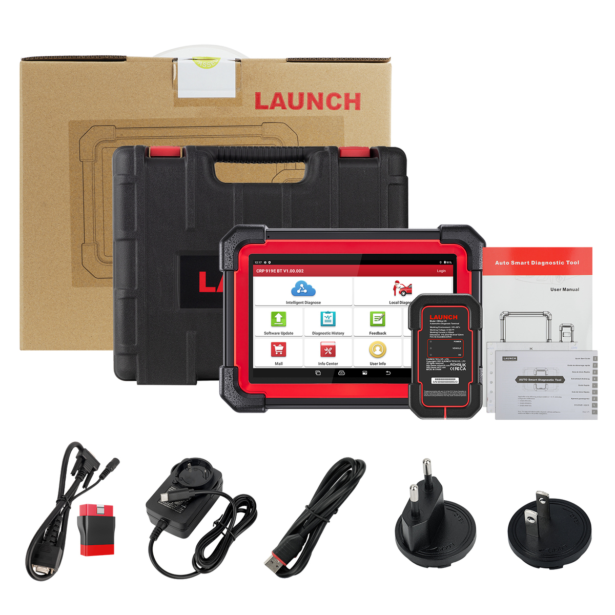 Valise de Diagnostic Pro Sans Fil : LAUNCH CRP919E BT Elite (Édition 2026) — photo 6 sur 7