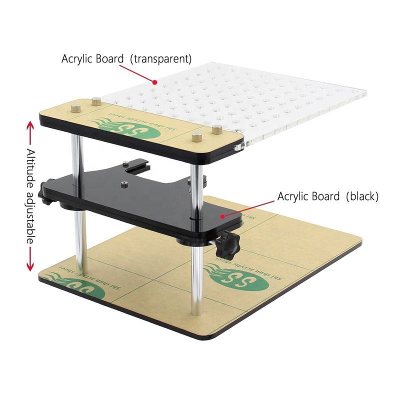 ⚡ Support de Test & Cadre BDM LED en Plexiglas avec 4 Stylos-Sondes 🛠️💻 — photo 3 sur 6