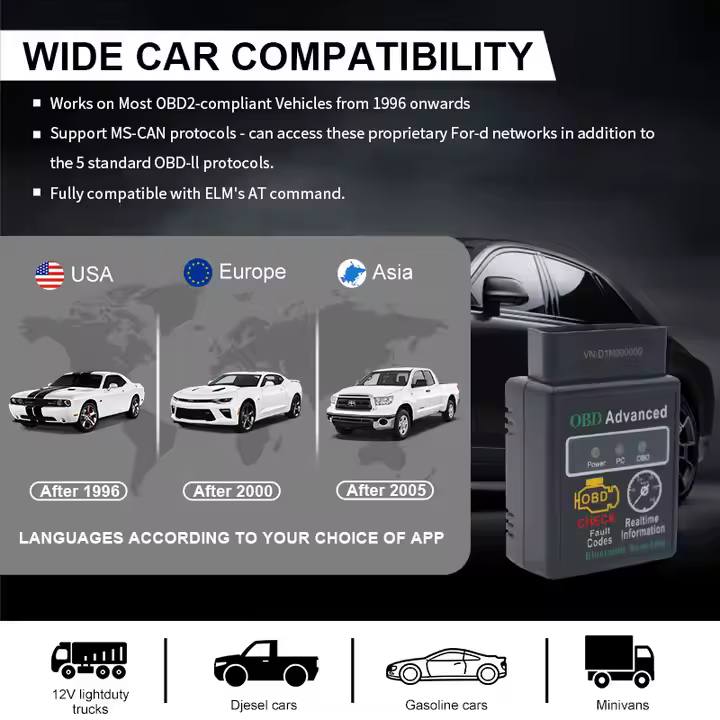 📱 Mini Scanner Auto Bluetooth OBD2 (V02H4 / OBD Advanced) 🚗🔍 — photo 8 sur 8
