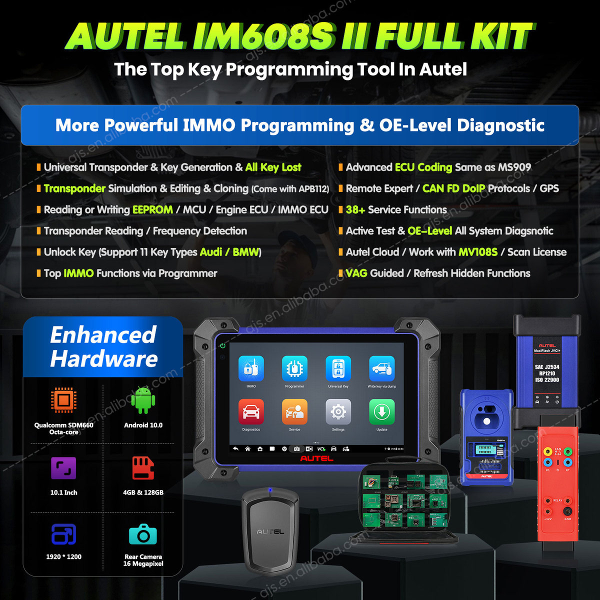 👑 Valise de Programmation de Clés & Diagnostic Ultime : Autel MaxiIM IM608S II (Pack PRO Complet) 🚗🔑 — photo 2 sur 6