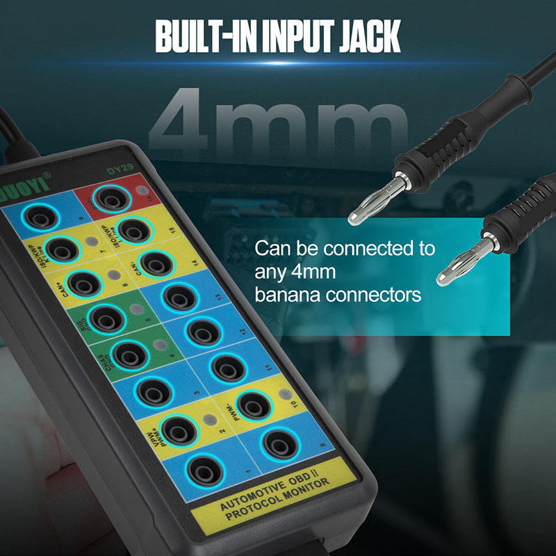 Boîtier de Dérivation Intelligent OBD2 "Breakout Box" (DUOYI DY29) avec Indicateurs LED — photo 5 sur 6