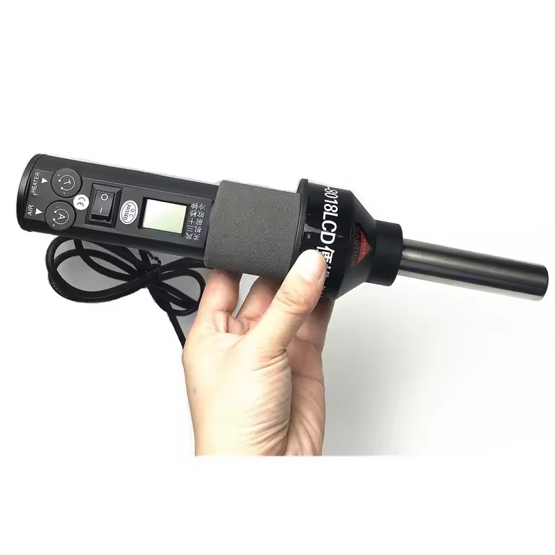 🔥 Pistolet à Air Chaud Numérique Portable (GJ-8018LCD) + Kit 9 Buses 🛠️⚡ — photo 4 sur 6