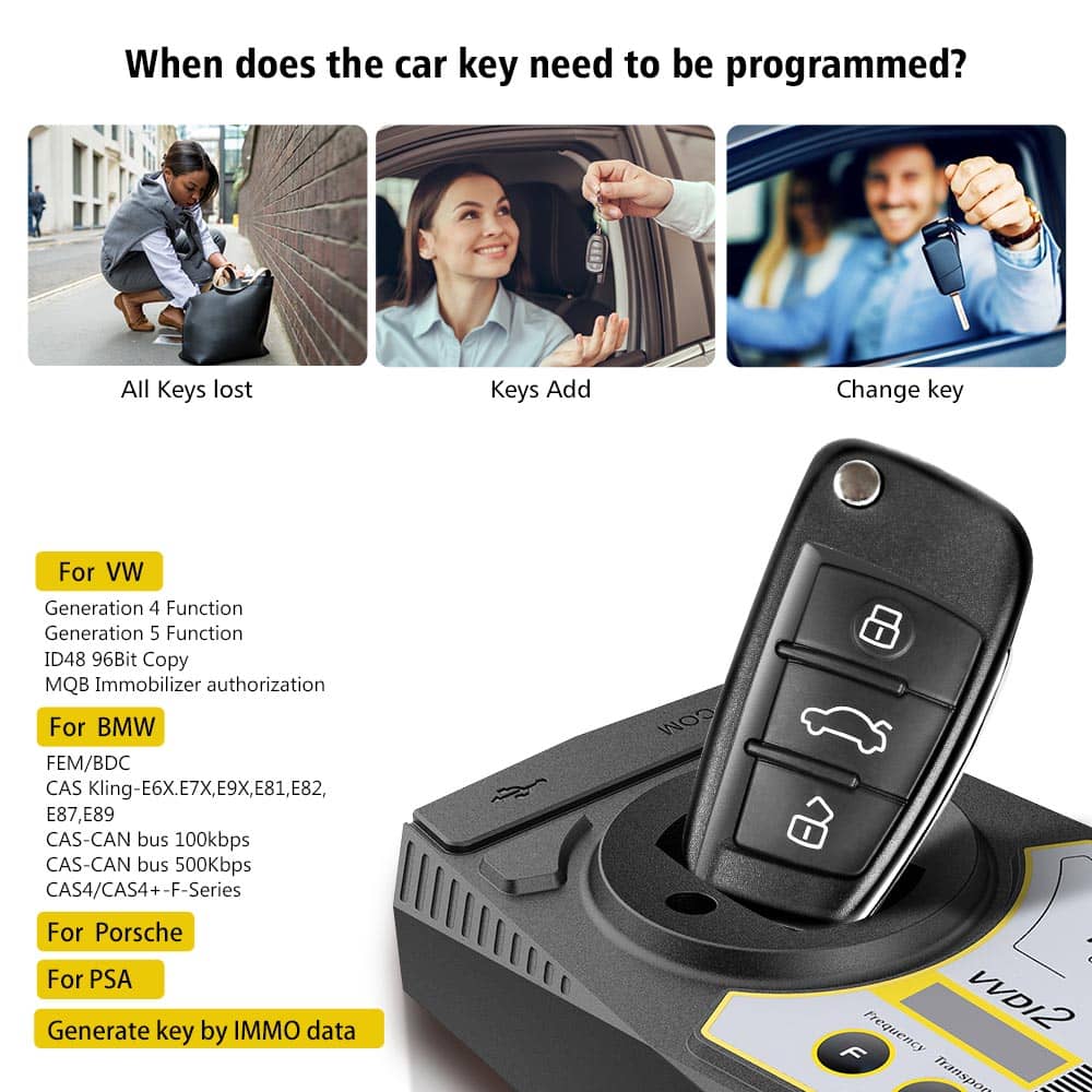 👑 Programmeur de Clés & Diagnostic Haut de Gamme : Xhorse VVDI2 (Version Complète / FULL) 🚗🔑 — photo 6 sur 6