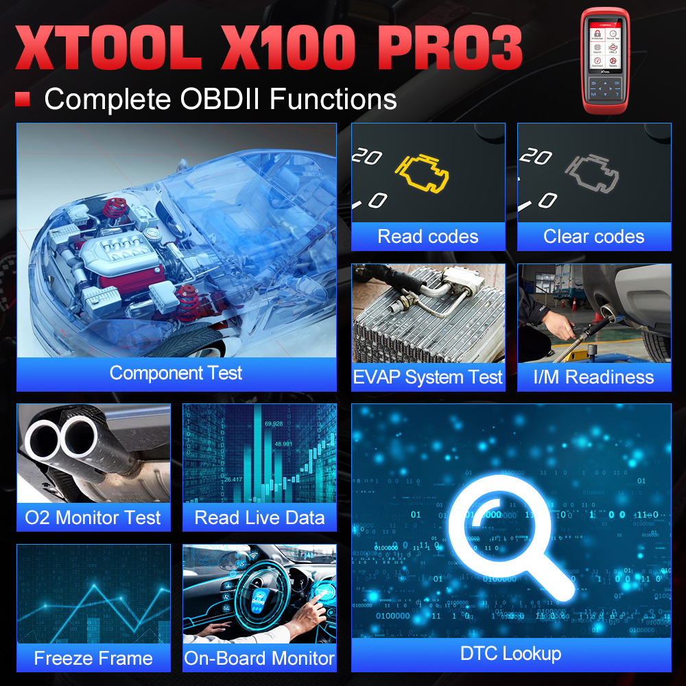 🔑 Programmeur de Clés Automobile & Scanner OBD2 : XTOOL X100 PRO3 (Mises à jour GRATUITES à VIE !) 🚗💻 — photo 9 sur 10