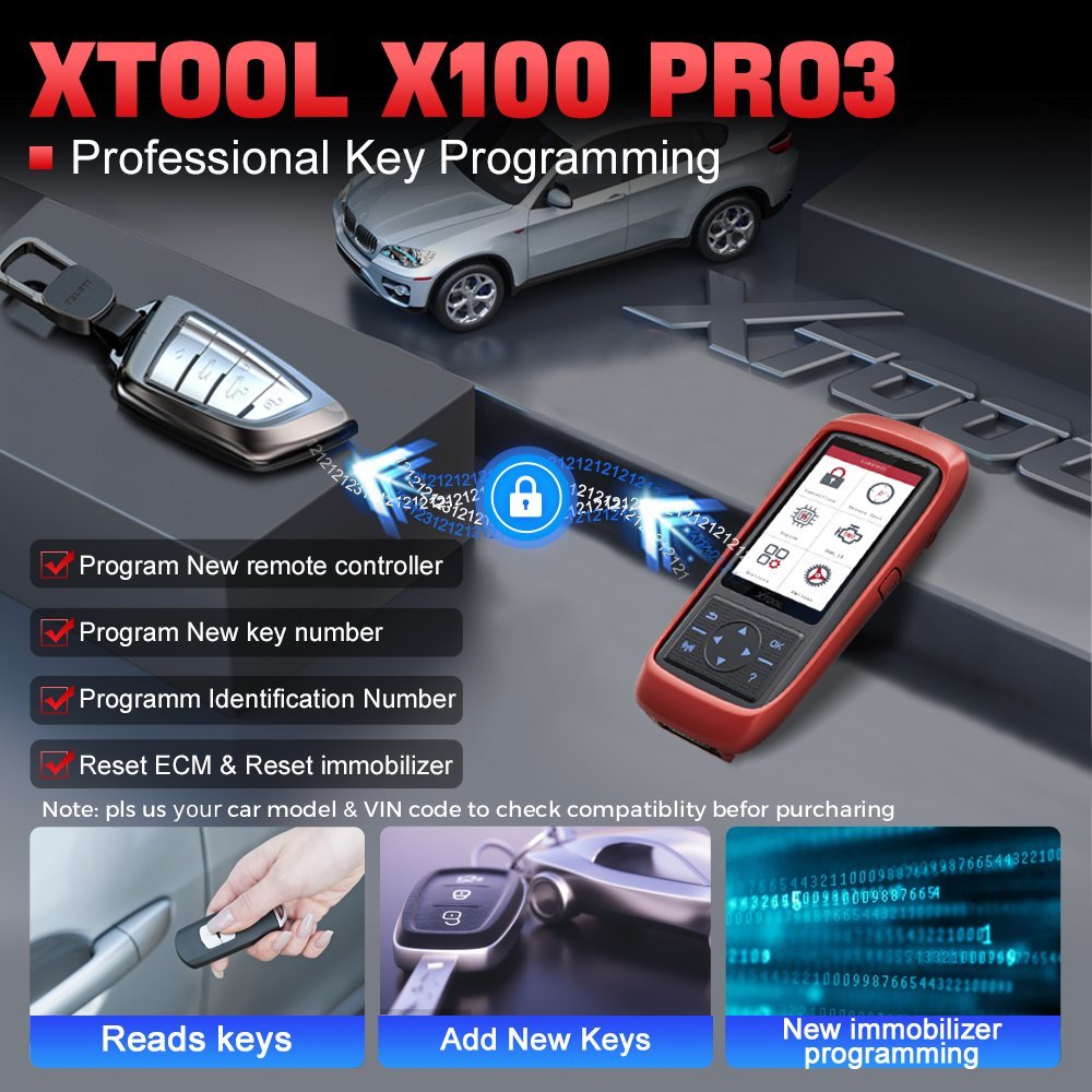🔑 Programmeur de Clés Automobile & Scanner OBD2 : XTOOL X100 PRO3 (Mises à jour GRATUITES à VIE !) 🚗💻 — photo 10 sur 10