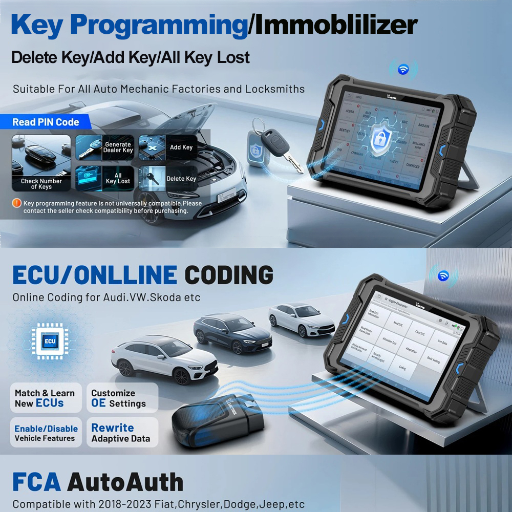 🚀 Valise de Diagnostic Tout-en-Un & Programmation de Clés : VEDIAGTOOL VD80 BT (Édition 2026) 🚗🔑 — photo 5 sur 6