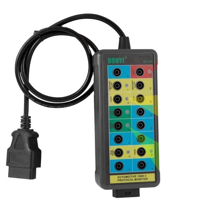 Boîtier de Dérivation Intelligent OBD2 "Breakout Box" (DUOYI DY29) avec Indicateurs LED — photo 1 sur 6