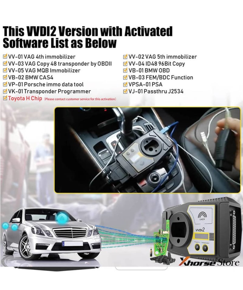 👑 Programmeur de Clés & Diagnostic Haut de Gamme : Xhorse VVDI2 (Version Complète / FULL) 🚗🔑 — photo 5 sur 6