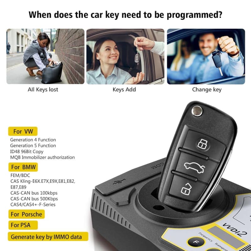 👑 Programmeur de Clés & Diagnostic Haut de Gamme : Xhorse VVDI2 (Version Complète / FULL) 🚗🔑 — photo 6 sur 6