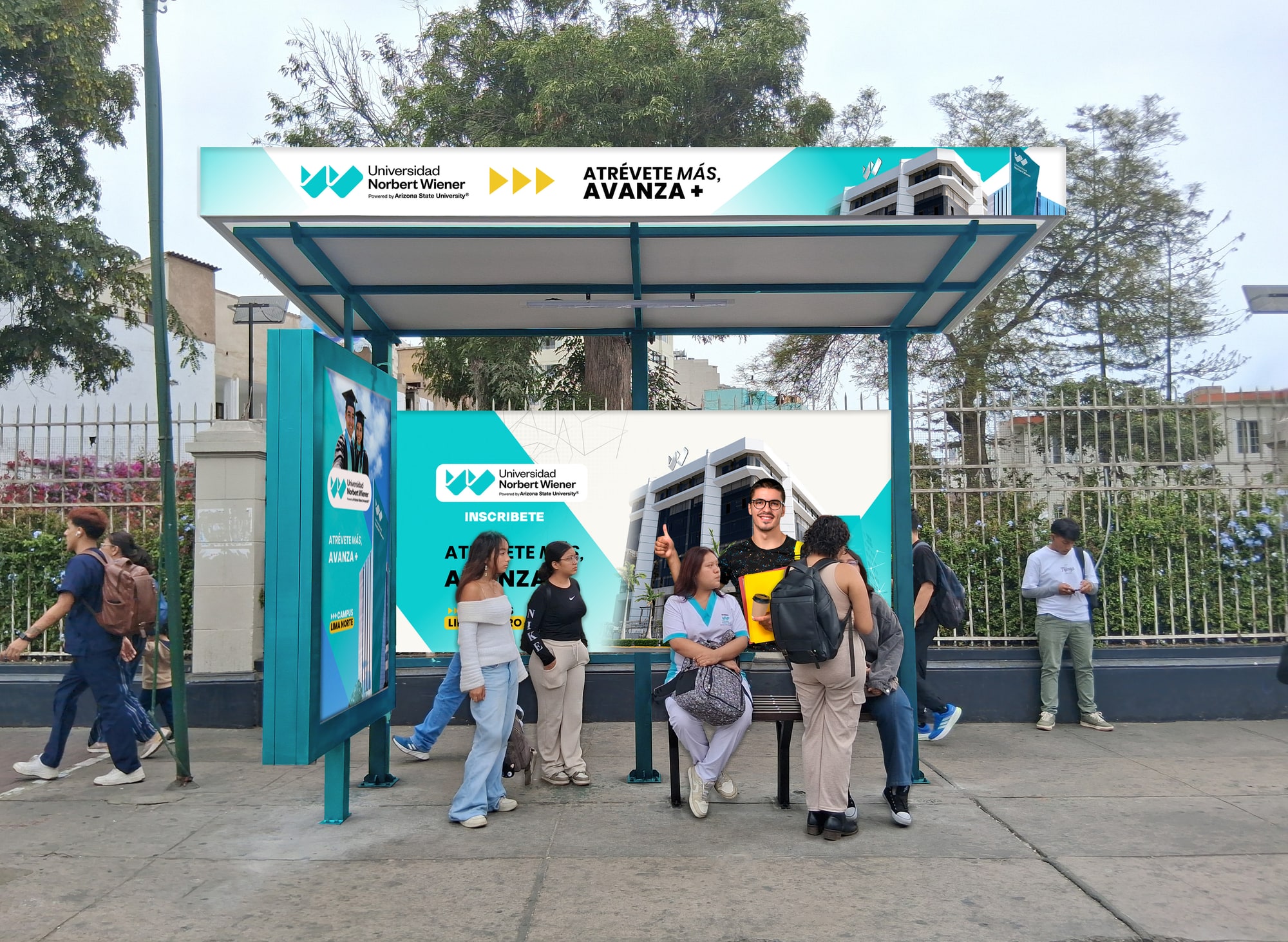 Paradero publicitario de Input