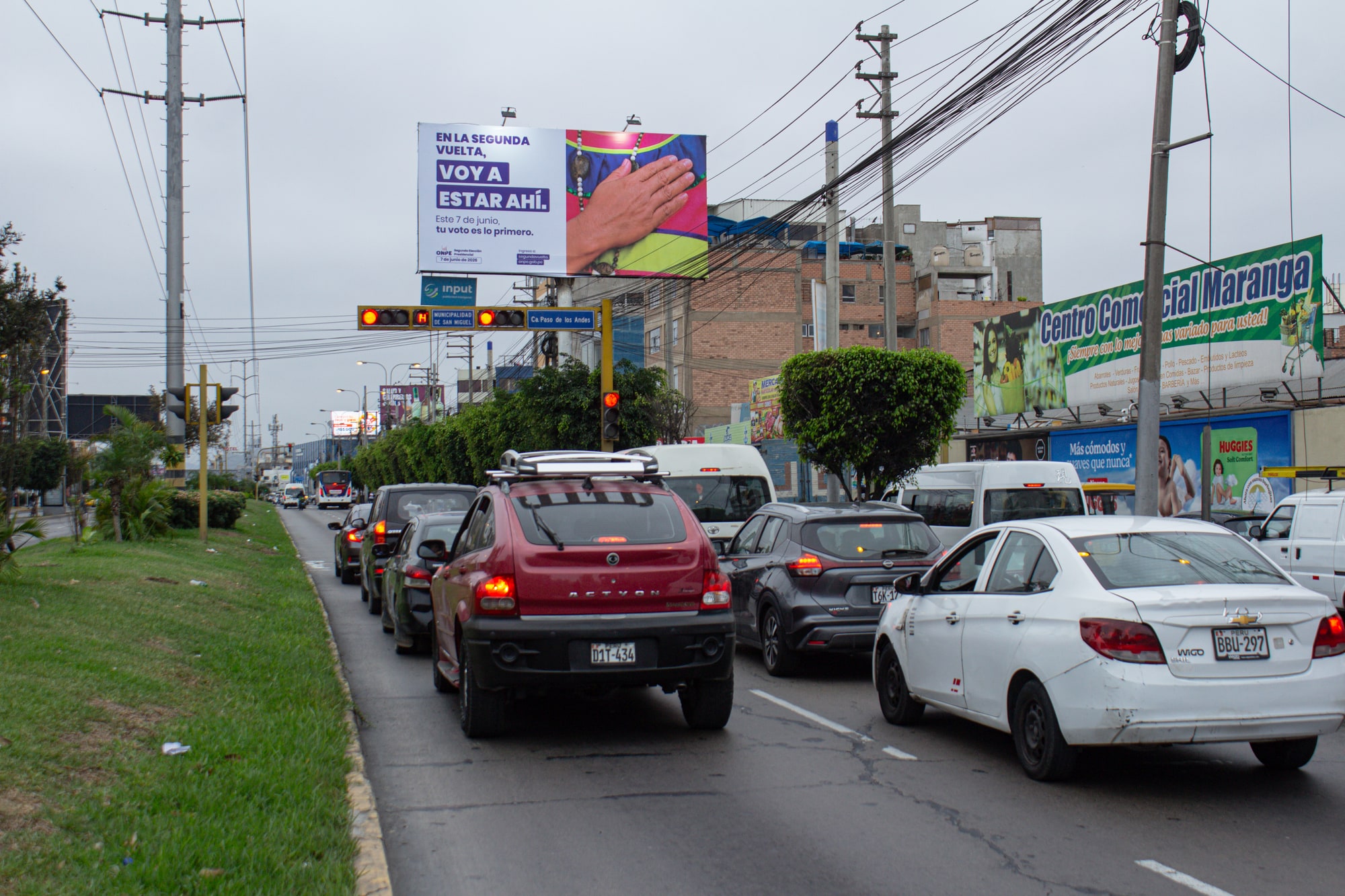 Panel publicitario en SNM-001 A