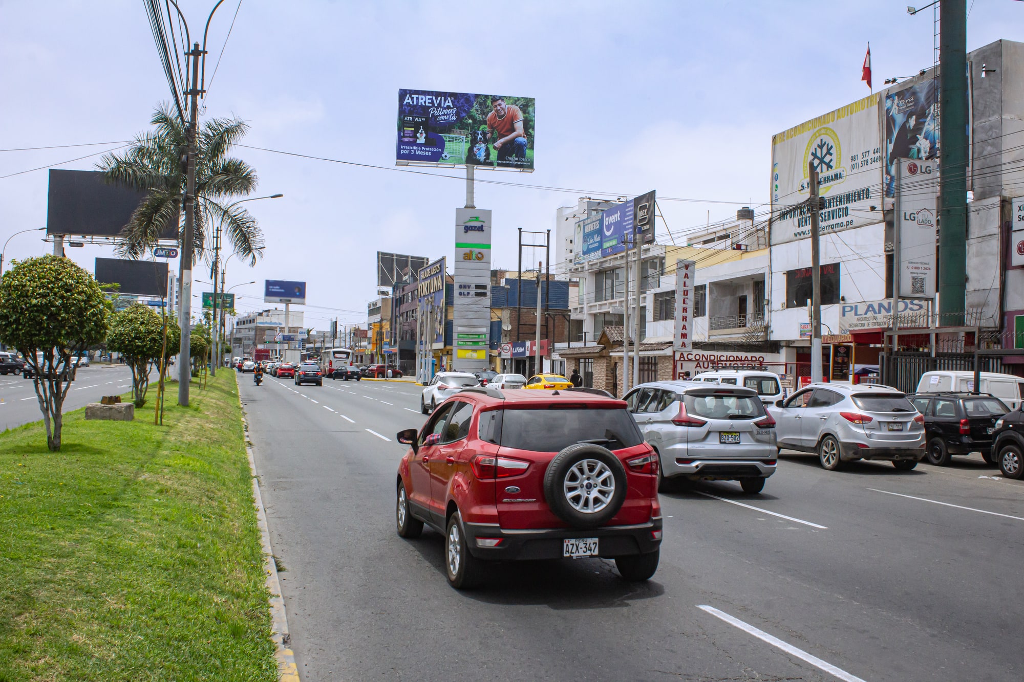 Panel publicitario en SNM-002 A